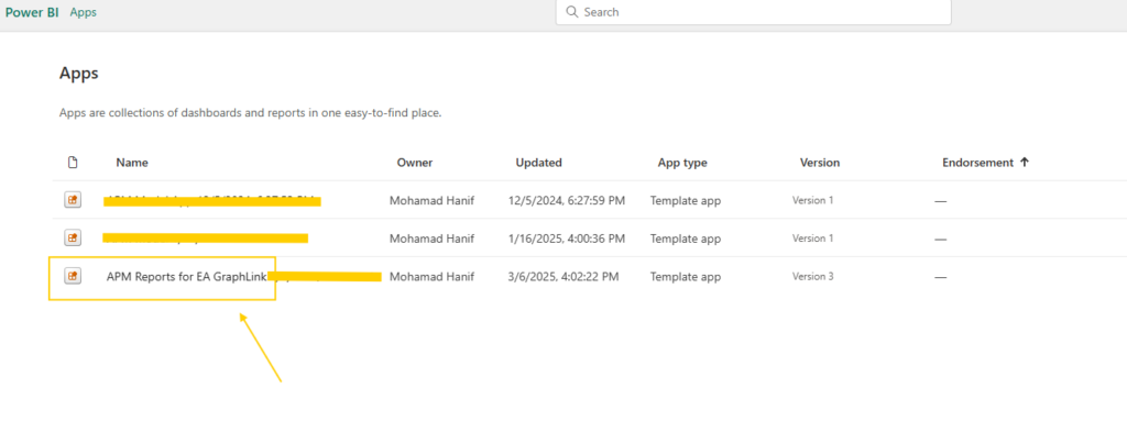 APM -reports-dashboard