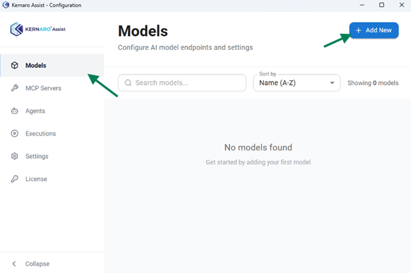 Click + Add Model